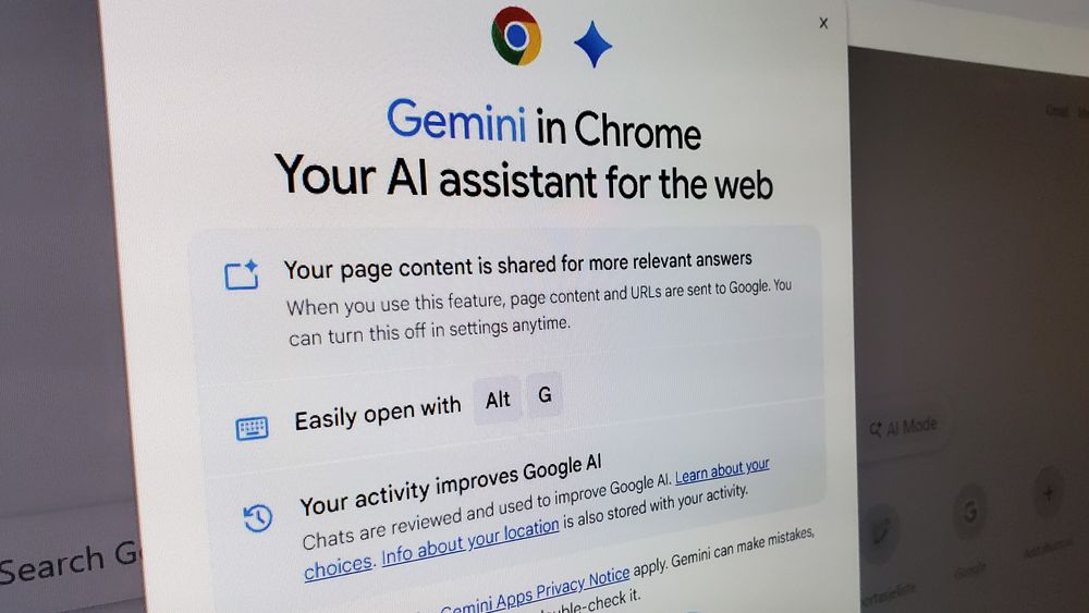 Googles Gemini-assistent integreres nå skikkelig i Chrome, som en av KI-oppdateringene til nettleseren.