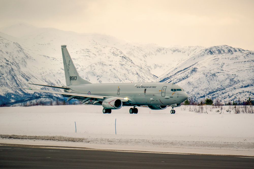 Det amerikanske forsvaret har plassert flere av sine P-8 Poseidon-fly i Oslo. Her et av Norges fly av samme type ved en tidligere anledning.