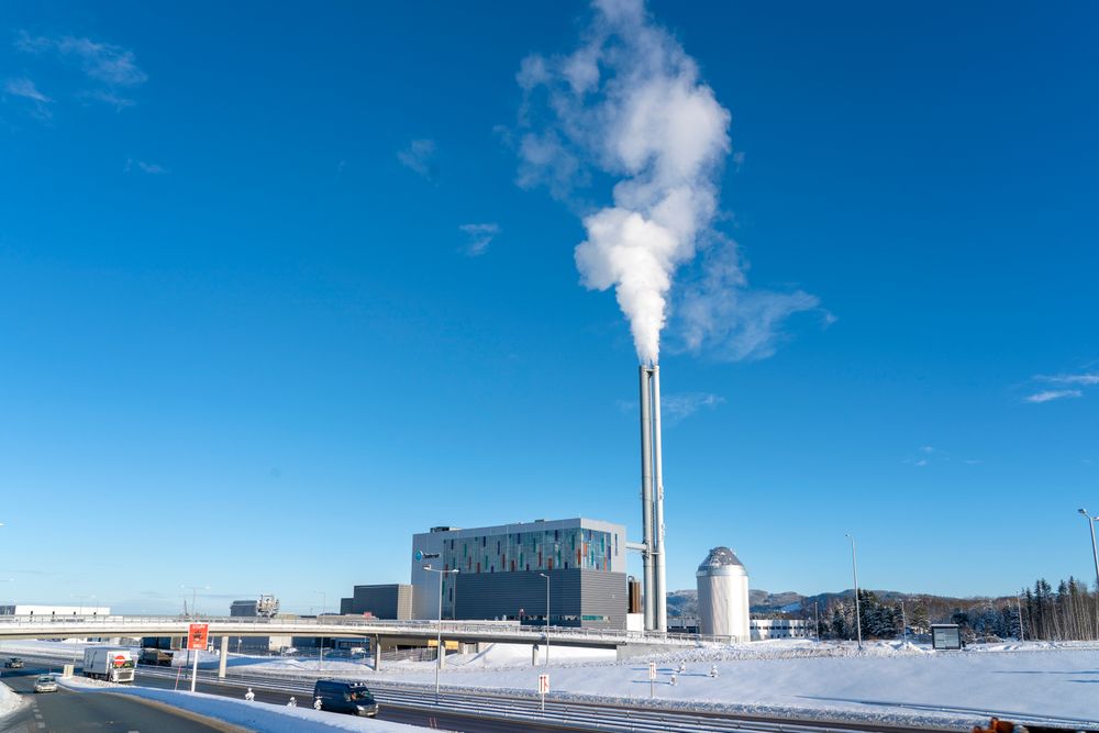 Statkraft Varmes forbrenningsanlegg på Heimdal i Trondheim. 