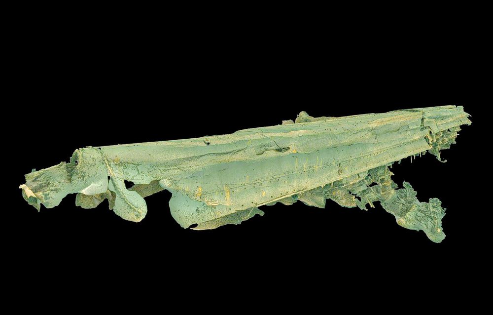 Blücher i 3D-modellen som Kystverket nå har laget.