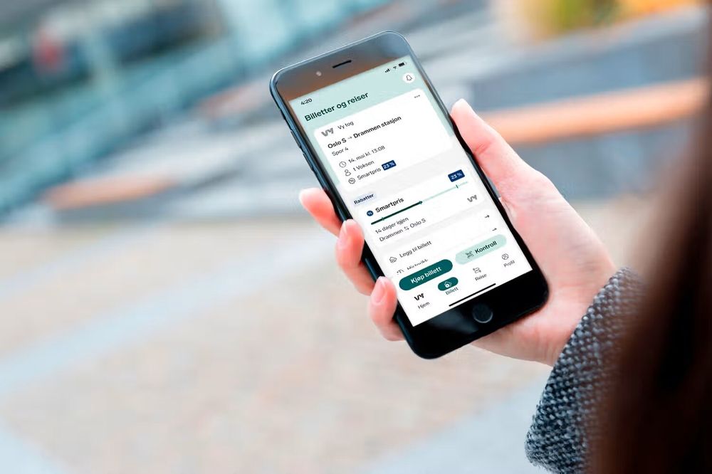 Etter hvert kan det bli mulig å kjøpe mat til lengre reiser i Vy-appen. Selskapet tar i bruk ny norsk løsning og utforsker muligheten for nye produkter.