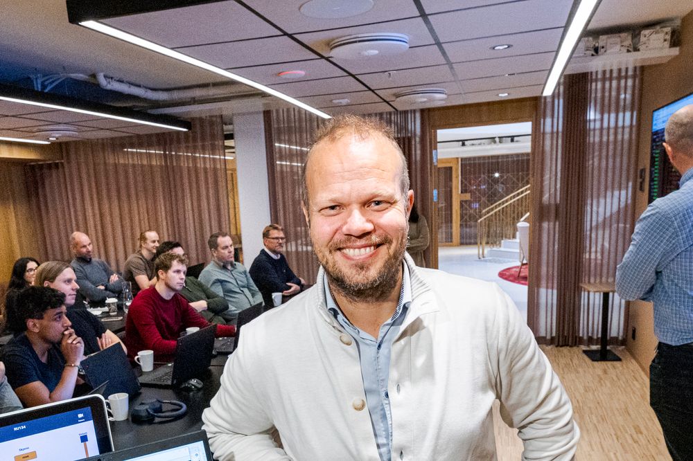 John Kristian Sandvik i Storebrand satser på innovasjon. Egenutviklet IT skal sikre fremtidens pensjonsutbetalinger. Arkivbilde.