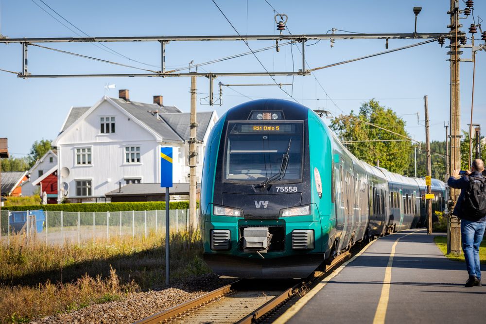 Per i dag er det kun deler av Gjøvikbanen som kjører med ERTMS.
