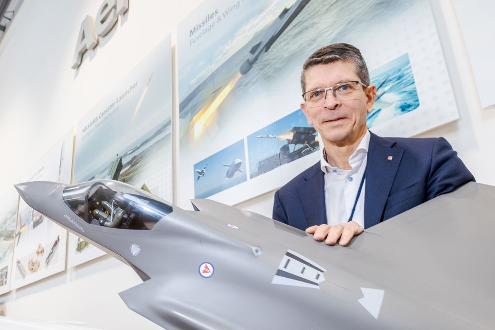 Kongsberg-utstyr havnet på avveie. Her er Geir Håøy i Kongsberg-Gruppen.