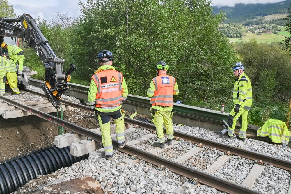 Ny stikkrenne tar unna store mengder vann på Fåvang.