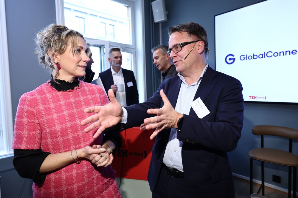 Global Connect-sjef Martin Lippert var positiv til Norges evne til å styrke sin digitale motstandskraft etter å ha snakket med digitaliseringsminister Karianne Tung under rapportframleggelsen hos Tek Norge onsdag.