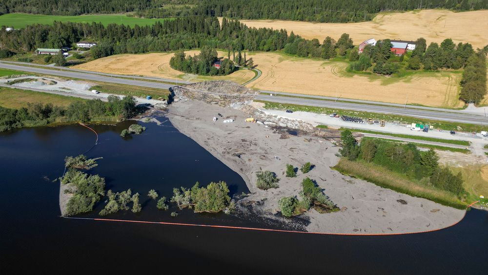 Én person omkom i skredet ved Nesvatnet utenfor Levanger.