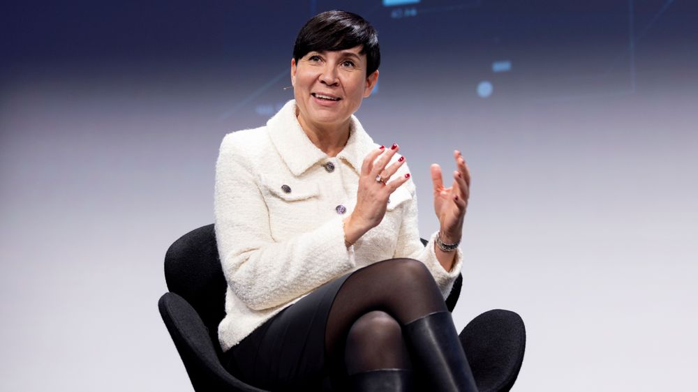 Høyres Ine Eriksen Søreide stiller i den avsluttende paneldebatten. 