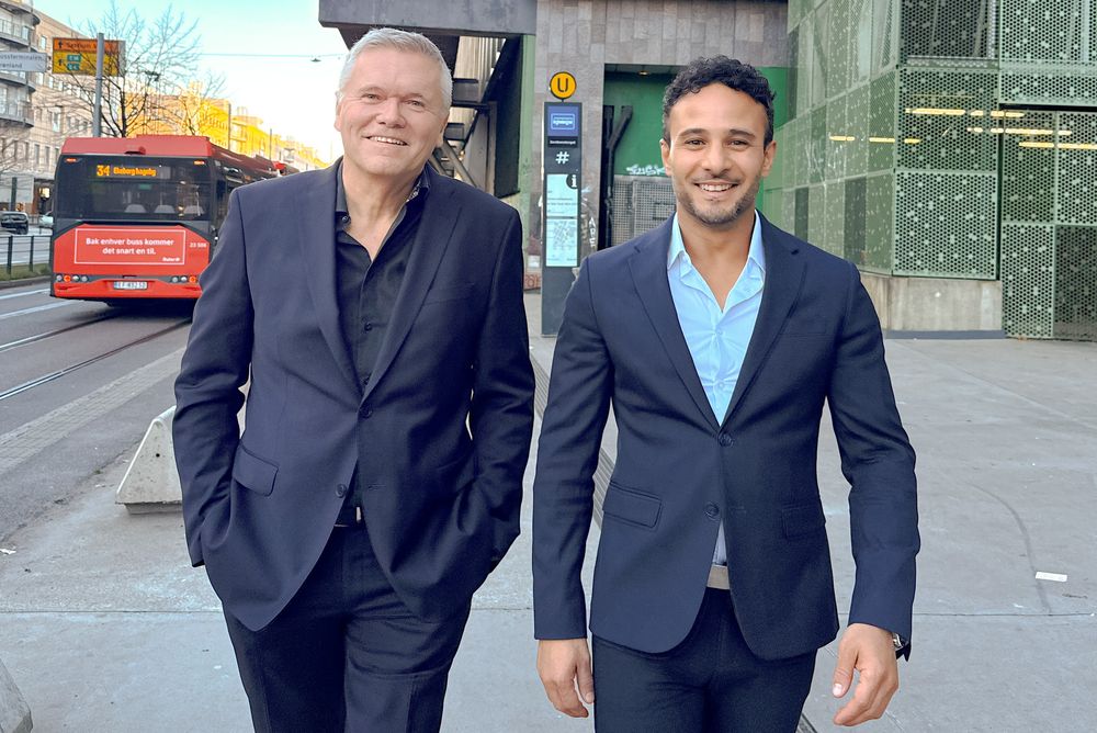 Stig Valderhaug i Sicra og Jean-Paul Baaklini i Bluetree forener krefter og skal danne en nordisk aktør innen cybersikkerhet.