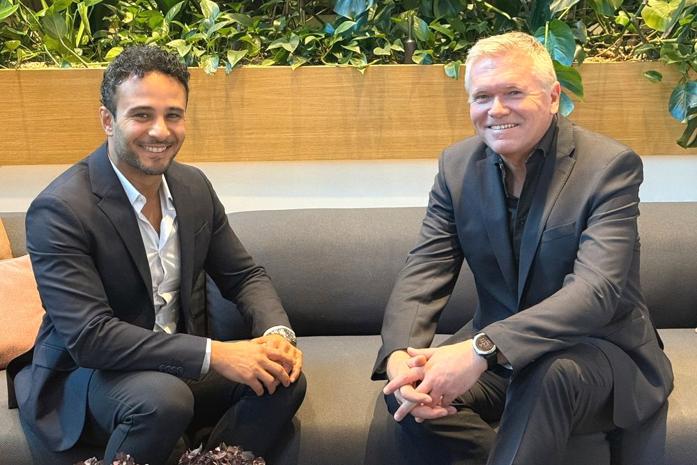 Jean-Paul Baaklini (t.v.) og Stig Valderhaug. 