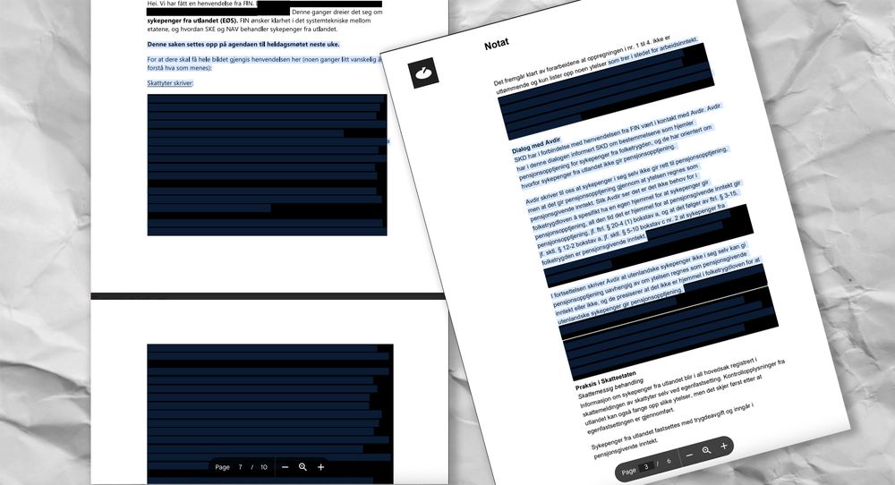 De svarte boksene skjuler ingenting for den som vet hvordan man kan markere og kopiere tekst.