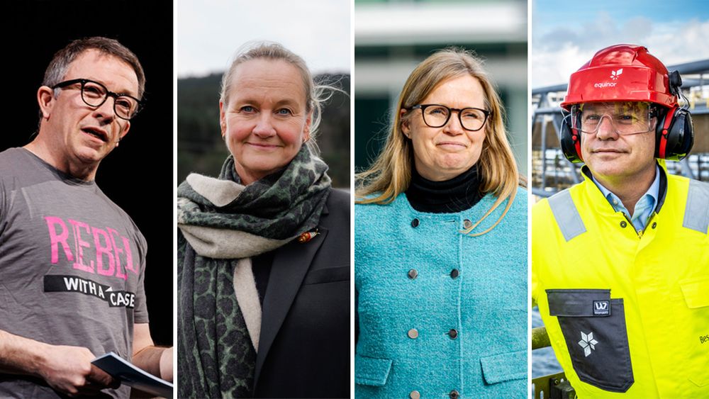 Karl Johnny Hersvik (Aker BP), Elisabeth Vike Vardheim (Statnett), Birgitte Ringstad Vartdal (Statkraft), Anders Opedal (Equinor)