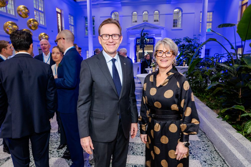 Finansdirektør Torbjørn Wist og konsernsjef Benedicte Schilbred Fasmer i Telenor kan endelig innkassere milliarder fra salget av Telenor Pakistan. Salget ble gjort av hennes forgjenger, Sigve Brekke, 14. desember 2023.