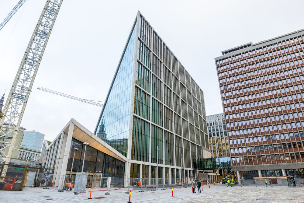 Det nye regneringskvartalet i Oslo.