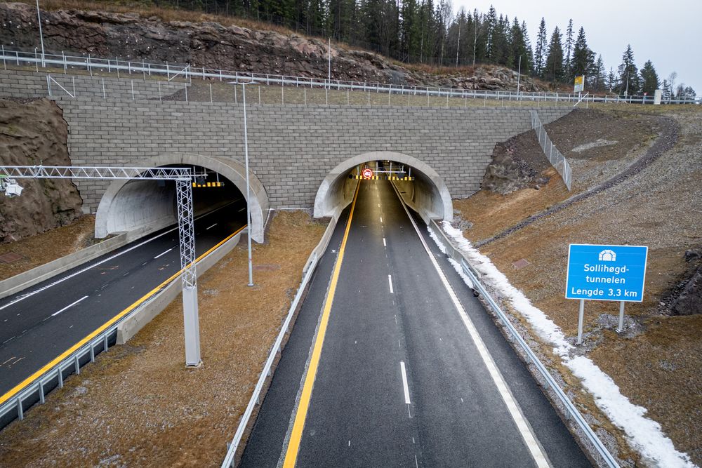 Tirsdag 16. desember åpner Sollihøgdtunnelen.