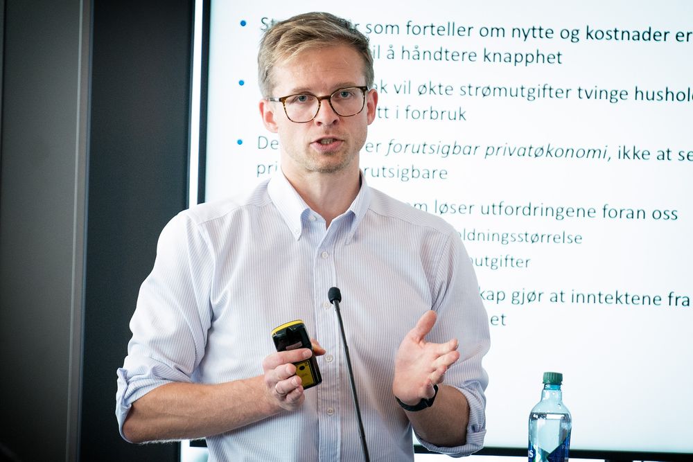 Fagetatene bør særlig vurdere om departementet har vurdert behov og forutsetninger for forbrukerfleksibilitet, mener Åsmund Sunde Valseth i Vista Analyse.