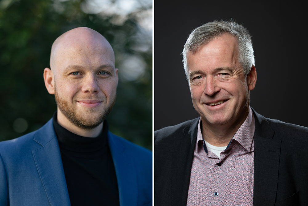 De som lykkes med KI, har én ting til felles, ifølge Christoffer Besler Hansen (t.v.) og Petter Moe i Atea Norge.