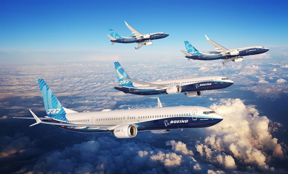 Boeing 737 Max-familien består av en rekke ulike modeller.