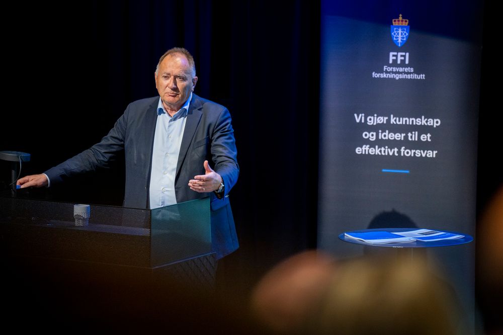 Sjefforsker Sverre Diesen, her fra da han la frem en rapport om Ukraina-krigen i 2024.
Foto: Heiko Junge / NTB