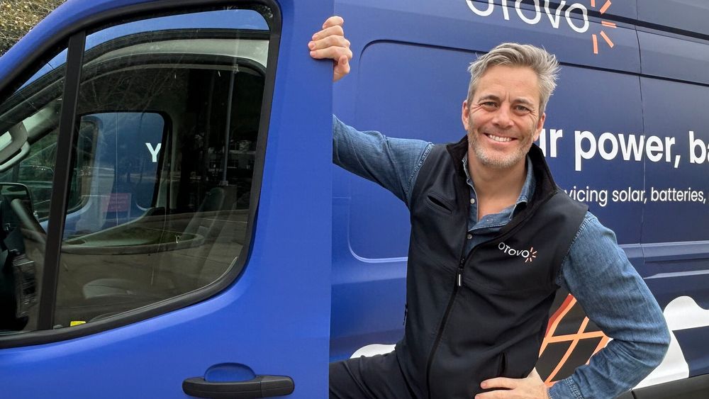 Andreas Thorsheim på besøk hos Otovos avdeling i Houston.