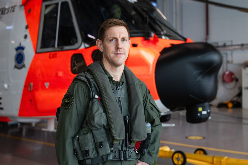 Frank Kigen er sjef for 330 skvadron.