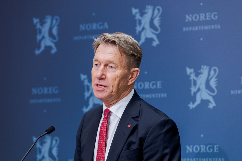 Energiminister Terje Aasland (Ap). 