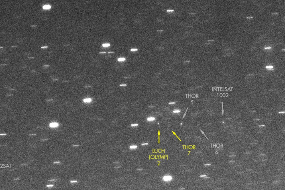 Sommeren 2024 observerte den nederlandske satellittobservatøren Marco Langbroek hvordan Luch2-satellitten la seg tett inntil Space Norways Thor 7-satellitt. Thor 7 er bare en av en rekke vestlige satellitter som har fått besøk av Luch 2.
