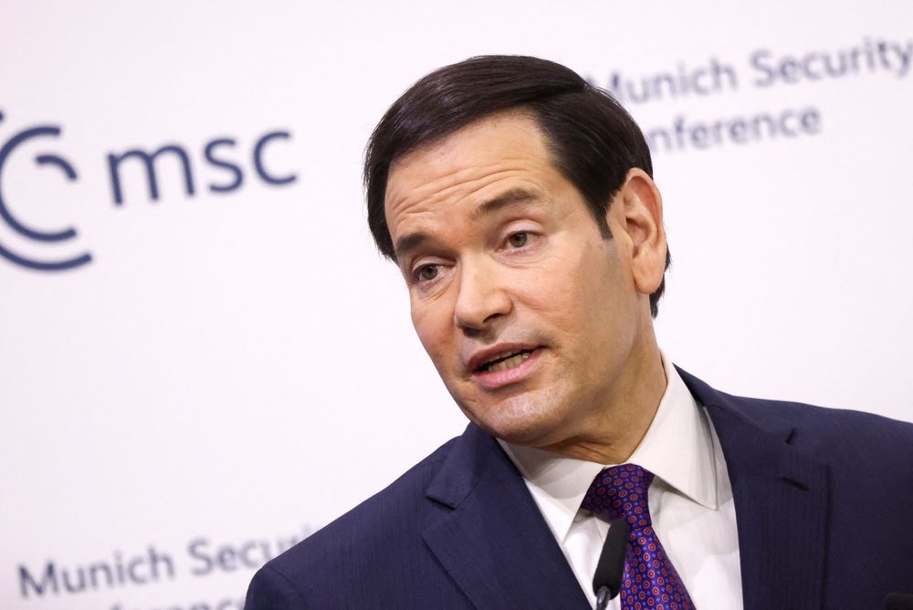 USAs utenriksminister, Marco Rubio, under Munich Security Conference. 