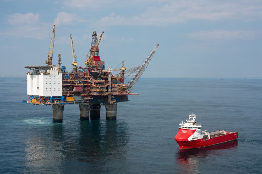 Gullfaks C-plattformen i Nordsjøen.