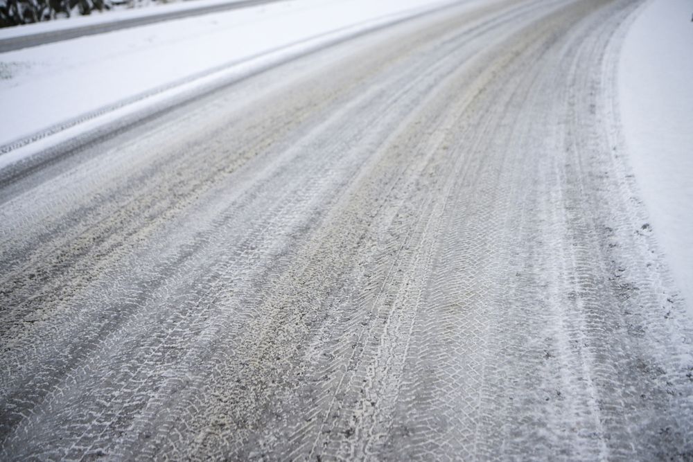 Det er vansklige kjøreforhold på Østlandet søndag.
Foto: Annika Byrde / NTB