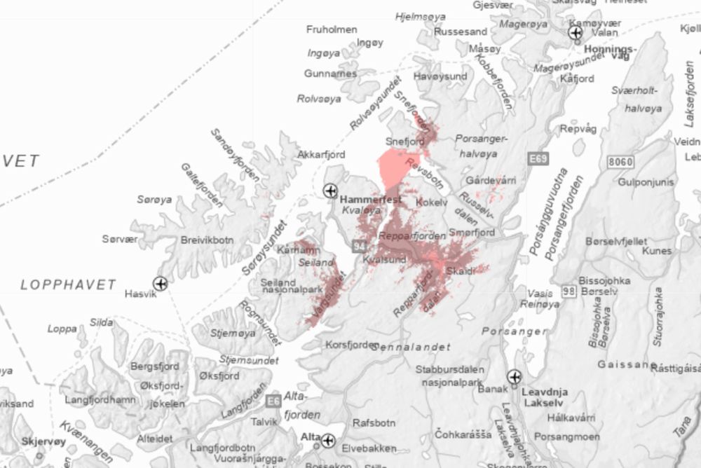 
Et brudd i en undersjøisk fiberkabel skaper store problemer for fiber og mobilnett. Bilde er en skjermdump fra Telenors dekningskart.
Foto: Skjermdump fra Telenor / Handout / NTB