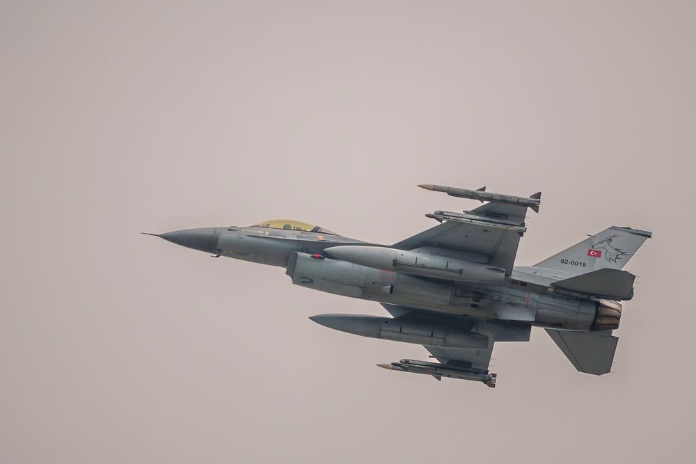 Det var trolig et slikt tyrkisk F-16C-fly som styrtet i Tyrkia i natt.