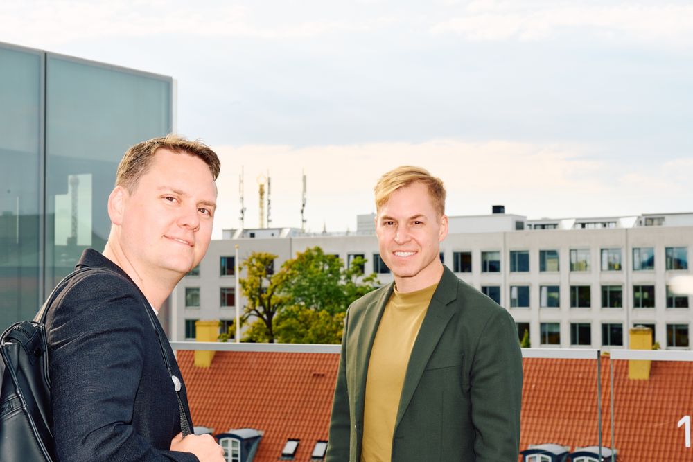 Gründerne av Telgea, Andreas Åfeldt Franke og Theis Jensen har fått Telenor Amp på eiersiden.