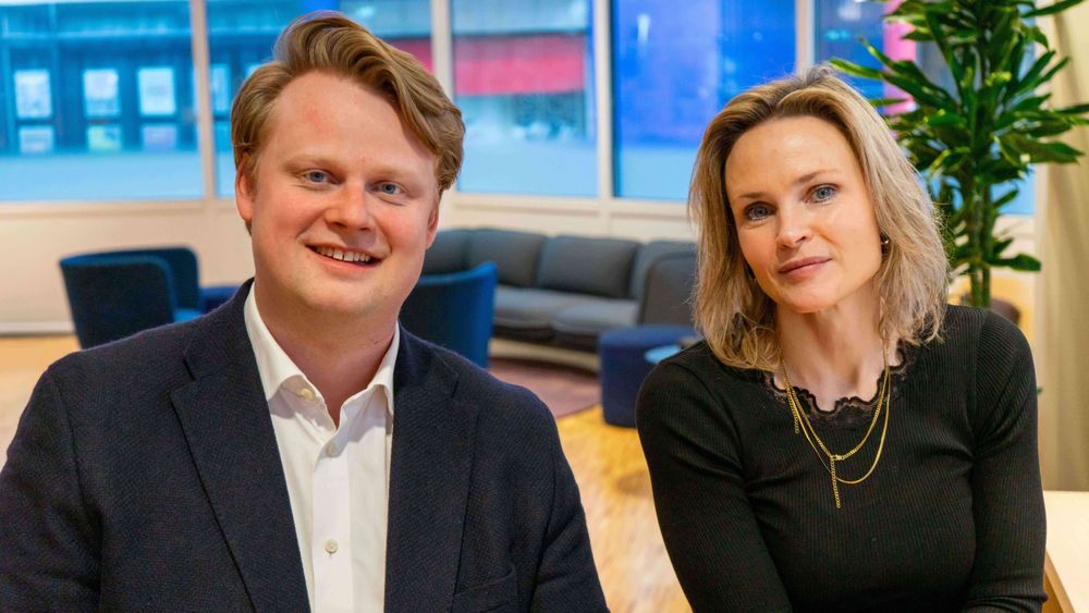 Jon-Vegar Rugseth i Tieto Banktech og Kari Ornæs i SpareBank 1 Utvikling har satt ambisiøse mål for fremtidens boliglån.