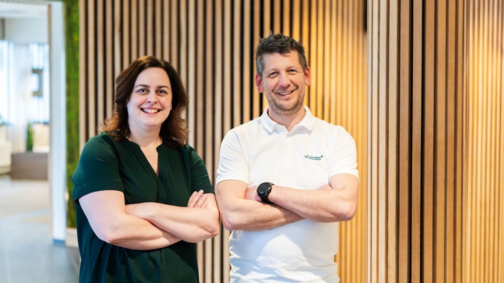 Jane Tjørhom og Leif Morten Songe i Vivicta.