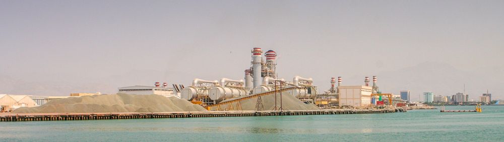 Avsaltingsanlegg i Ras Al Khaimah i De forente arabiske emirater. Bildet er fra 2007.