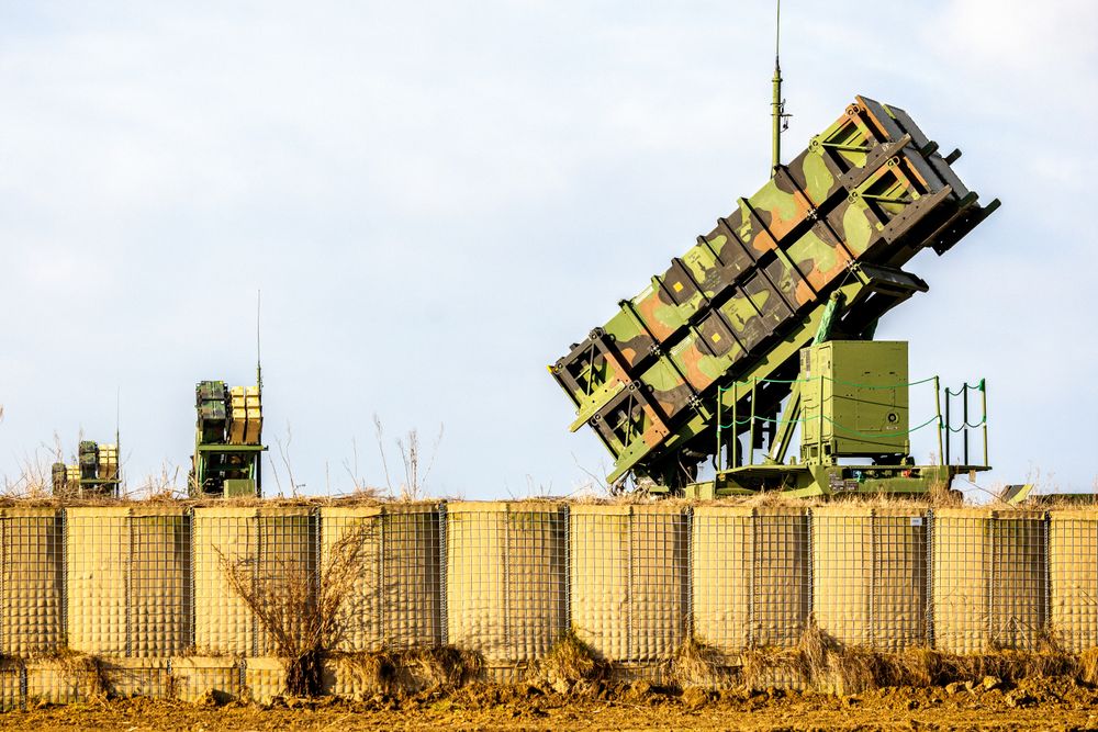 Amerikansk Patriot-luftvernsystem. Disse er fotografert i Polen i fjor.