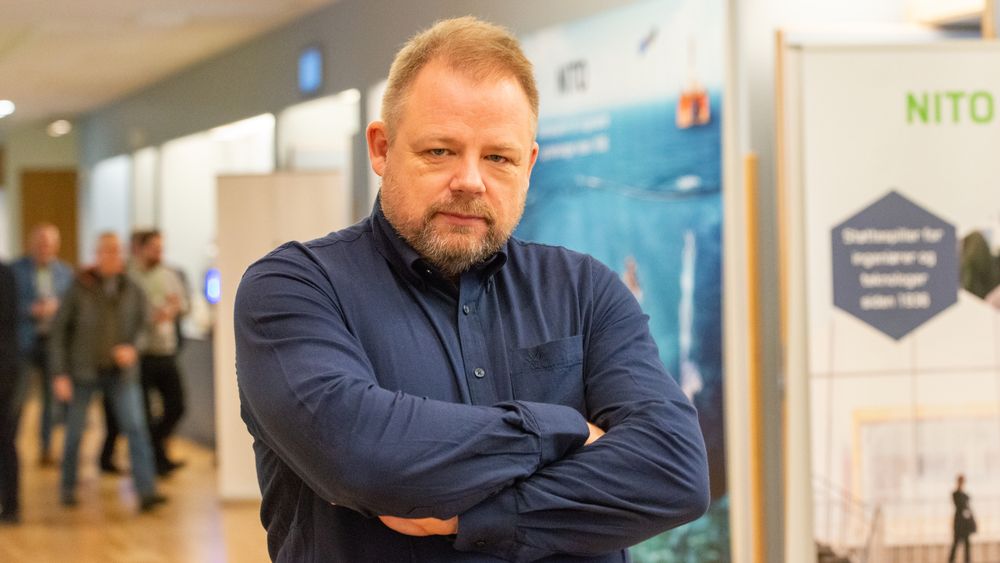 Eddy Nynes er hovedtillitsvalgt i Kongsberg Maritime.
