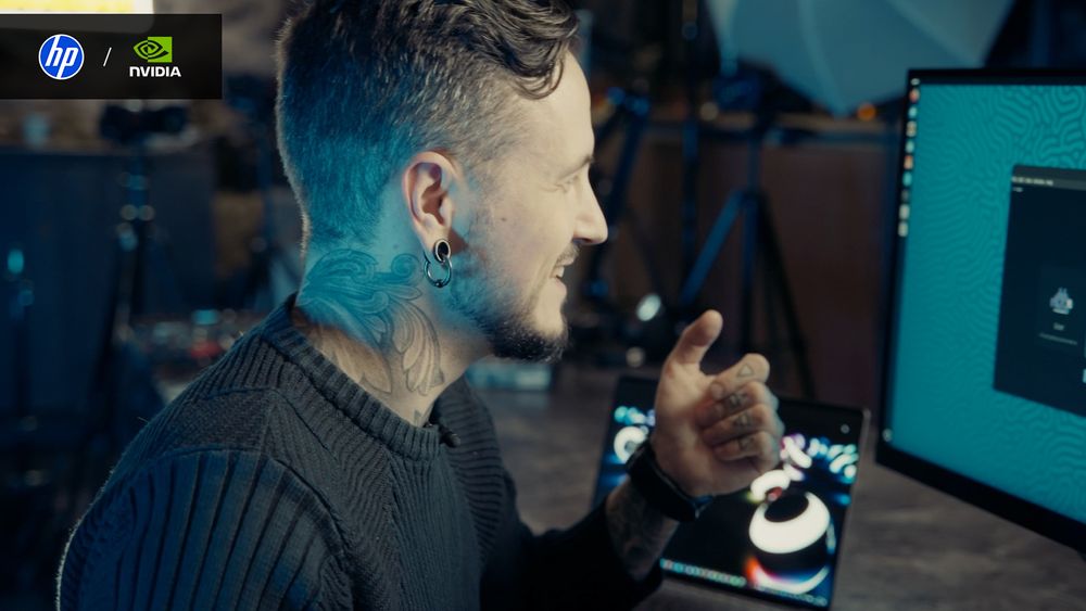 AI-forsker og AI-ingeniør Robert Luciani bygger arbeidsflyten sin rundt HP Z-økosystemet.