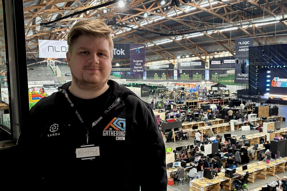 Martin Grytbak, en av to tech-ansvarlige på The Gathering 2026.