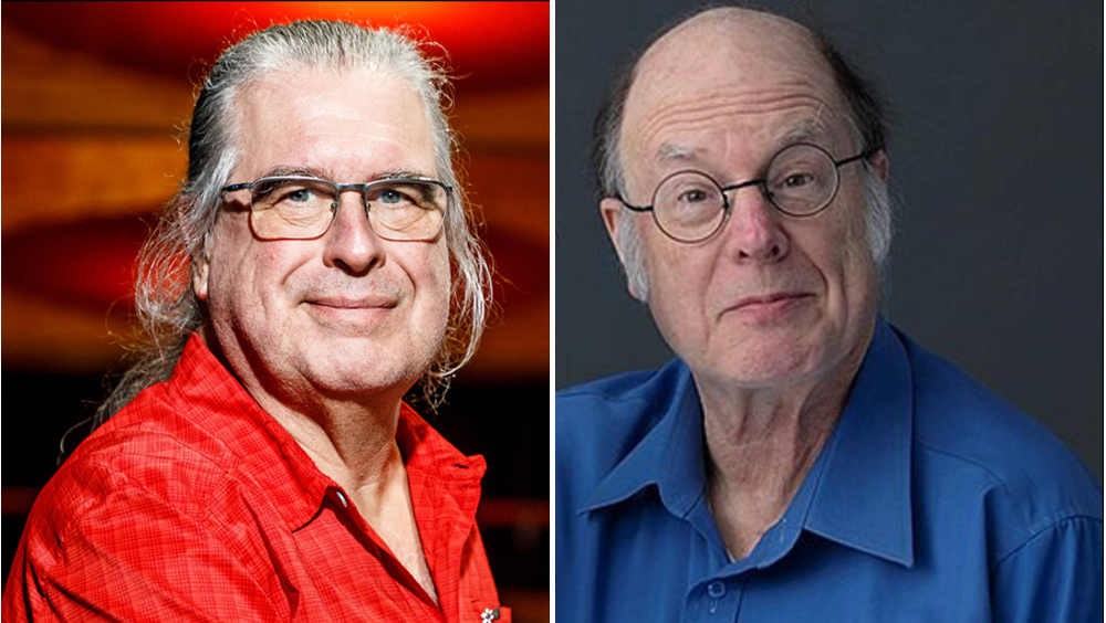 Gilles Brassard (t.v.) og Charles H. Bennett.