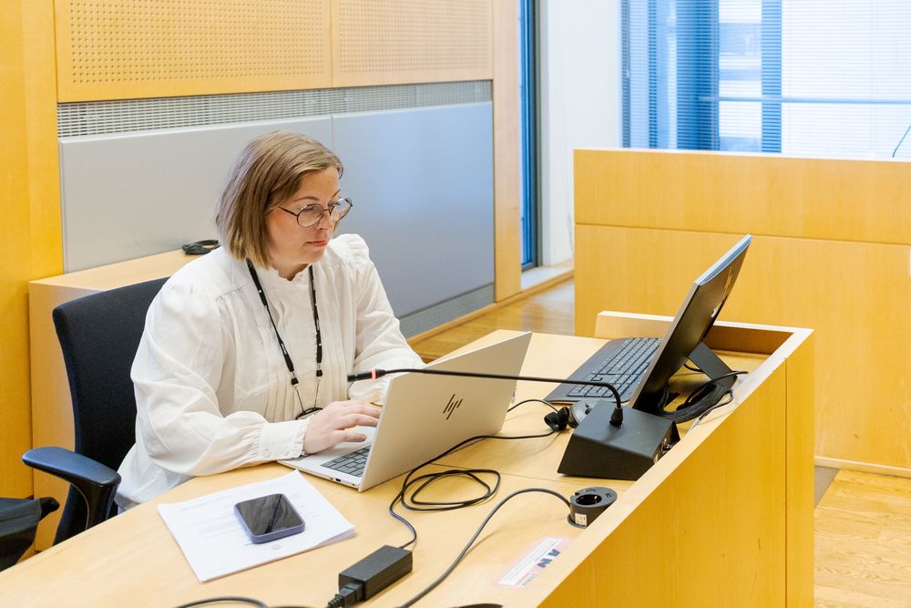 Politiadvokat Karianne Kybo Nesland fikk ikke tilgang til politiets filområde under straffesaken i Oslo tingrett onsdag.