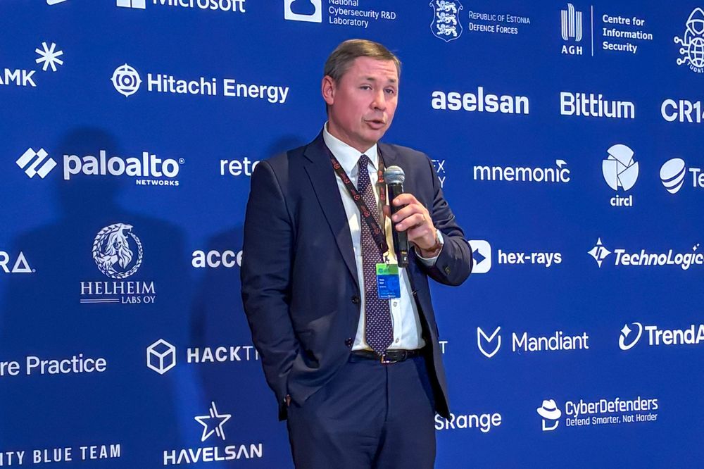 Tõnis Saar, direktør i CCDCOE, under Locked Shields 2026 i Tallinn.