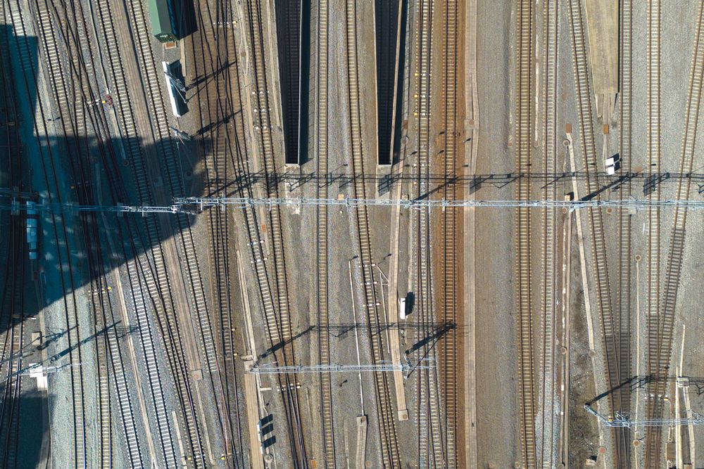 Hovedbanen ble stengt torsdag ettermiddag.