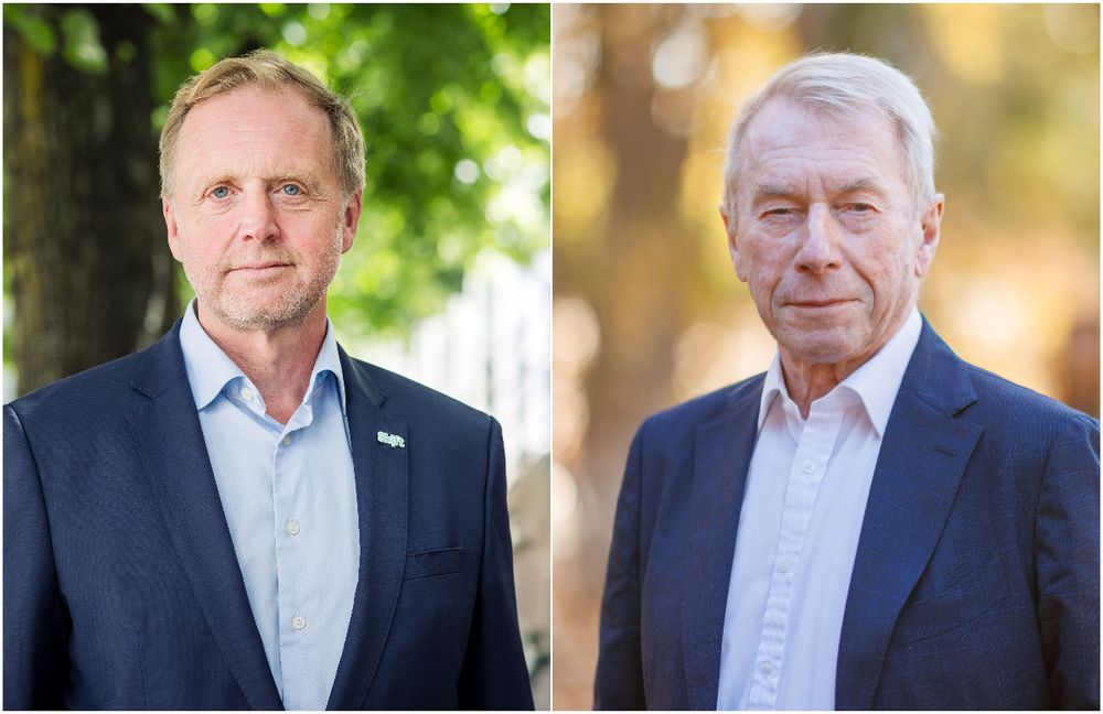 Fra venstre: Bjørn Kjærand Haugland og Jens Ulltveit-Moe.