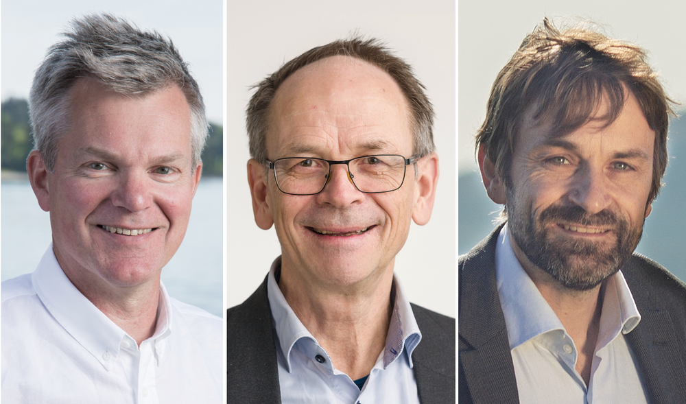 Olkiluoto 3 i Finland er et viktig referanseprosjekt, men det er ikke alene et tilstrekkelig sammenligningsgrunnlag for hva nye kjernekraftverk kan koste i Norge i dag, skriver Jørgen Bjørndalen (t.v.), Lars Petter Maltby og Asgeir Tomasgard i Kjernekraftutvalget.