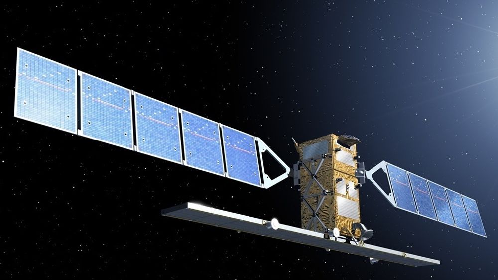 Illustrasjon av en av flere Sentinel-satelitter som brukes i dette arbeidet.