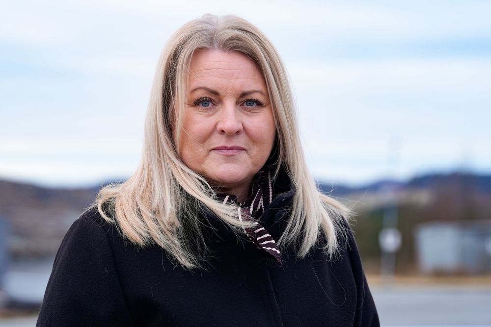 Tysvær-ordfører Monika Lindanger er uenig med sin egen partiledelse om flytende havvind. 