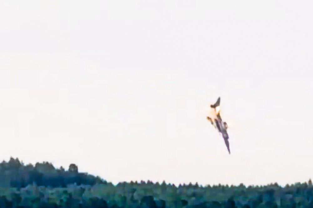 Et strategisk Tu-22M3-bombefly styrtet i Irkutsk-regionen under øvelsesflygning i Russland 15. juni. 