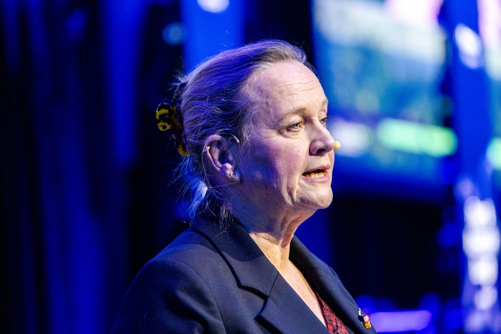 Elisabeth Vike Vardheim, konsernsjef i Statnett. Bildet er fra Pareto-konferansen 2026.